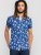 D555 BURLEY Palm Tree Print Shirt - Särgid - Meeste suured särgid 2XL – 8XL