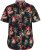 D555 LENNOX Hawaiian AO Print Shirt Black - Särgid - Meeste suured särgid 2XL – 8XL