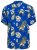 Jack & Jones JORLUKE FLORES Resort Shirt Nautical Blue - Särgid - Meeste suured särgid 2XL – 8XL