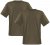 Adamo Marlon Comfort fit 2-pack T-shirt Khaki - T-särgid - Suured T-särgid 2XL – 14XL