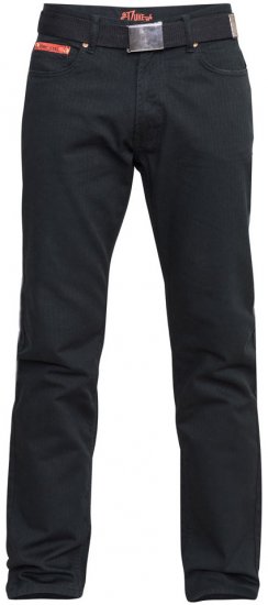 Duke Mario Bedford cord-püksid Must - Teksad ja Püksid - Meeste suured teksad W40 – W70