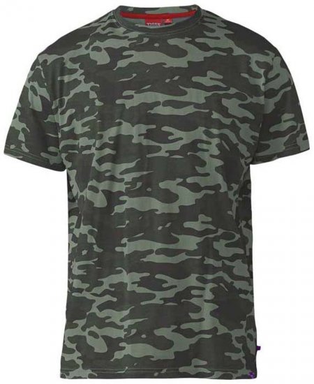D555 Gaston T-shirt Camo Jungle - T-särgid - Suured T-särgid 2XL – 14XL