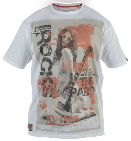 D555 Rocks The Party T-shirt - T-särgid - Suured T-särgid 2XL – 14XL