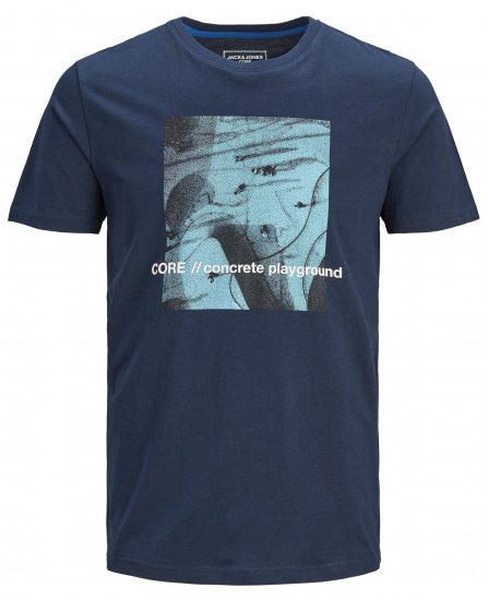 Jack & Jones Jump T-shirt Navy - T-särgid - Suured T-särgid 2XL – 14XL