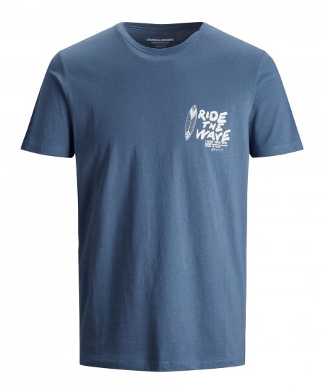 Jack & Jones Strims T-Shirt Ensign Blue - T-särgid - Suured T-särgid 2XL – 14XL