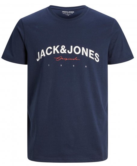 Jack & Jones JORFRIDAY T-Shirt Navy - T-särgid - Suured T-särgid 2XL – 14XL