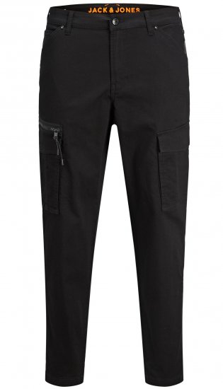 Jack & Jones JPSTACE JJDEX Cargo Pants Black - Teksad ja Püksid - Meeste suured teksad W40 – W70