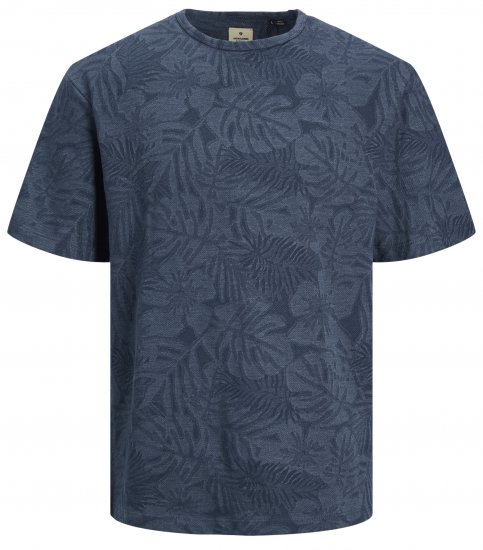 Jack & Jones JPRBLUNAEL T-Shirt Dark Denim - T-särgid - Suured T-särgid 2XL – 14XL