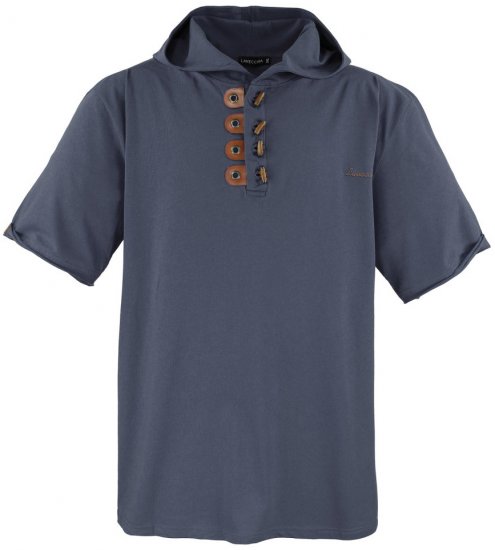 Lavecchia 609 T-shirt with Hoodie Dark Grey - T-särgid - Suured T-särgid 2XL – 14XL