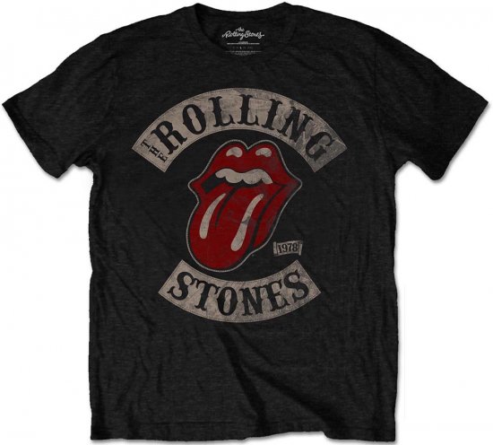 Rolling Stones 1978 Tour T-shirt Black - T-särgid - Suured T-särgid 2XL – 14XL