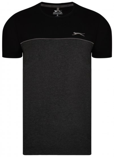 Slazenger Tarique T-shirt Black - T-särgid - Suured T-särgid 2XL – 14XL