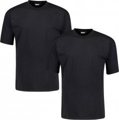 Adamo Marlon Comfort fit 2-pack T-shirt Black