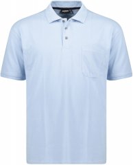 Adamo Klaas Regular fit Polo Shirt with Pocket Light Blue