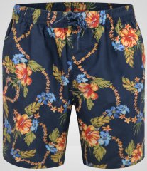 D555 Dawson AO Ujumispüksid Hawaii Mustriga Tumesinised