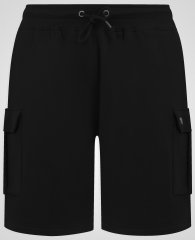 D555 Robinson 1 Fleece Cargo-Lühikesed püksid Elastse Vöökohaga Mustad