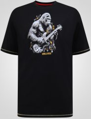 D555 Macfarlan T-särk Gorillapildiga Must