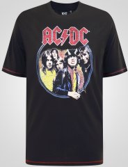 D555 Hugh Official ACDC Highway To Hell T-särk Pildiga Must