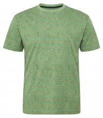 North Latitude Allover Printed T-särk Keskmine Roheline