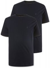JP1880 702637 Ümara kaelusega T-särk 2 tk Tumesinine