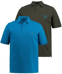 JP1880 704317 Polosärk 2 tk Türkiissinine/Oliivroheline