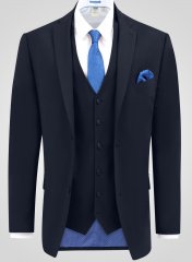D555 Ted 4 Way Stretch Tailored Suit Jacket Tumesinine