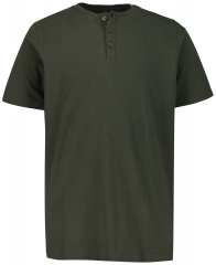 JP1880 726695 Henley-särk Tumeoliiv