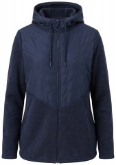 Ulla Popken 800400 Fliisvoodriga jakk Tumesinine