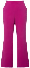 Ulla Popken 813306 Laiad kummiga värvliga ülikonnapüksid Magenta