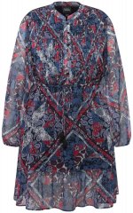 Ulla Popken 824976 Mustriline kleit Tumesinine