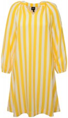 Ulla Popken 827653 Triibuline kleit Kollane