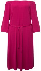 Ulla Popken 827740 3/4 varrukatega jersey-kleit Roosa