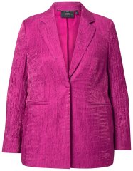 Ulla Popken 830767 Kortsus struktuuriga pintsak Magenta