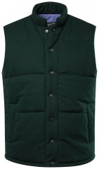 STHUGE 831896 Vateeritud flanellvest Tumeroheline