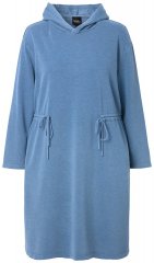 Ulla Popken 834536 Kapuutsiga dressikleit Denimsinine