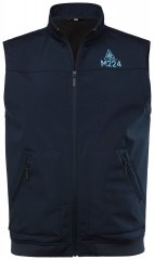 Men+ 414 Softshell-vest püstkraega Tumesinine