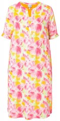 Ulla Popken 836739 Lilleline linasegust kleit Valge
