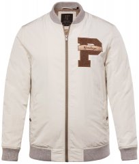 JP1880 836786 Collegejope embleemiga Luuvalge