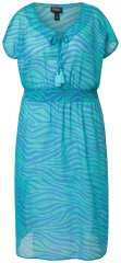 Ulla Popken 838483 Loomamustriga kleit Türkiis