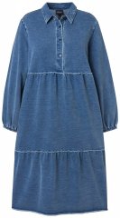 Ulla Popken 840972 Volangidega dressikleit Indigo