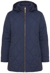 Ulla Popken 841360 Tepitud jope Tumesinine