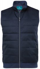 Boston Park 995 Kahevärviline tepitud vest Tumesinine