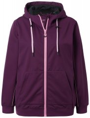 Ulla Popken 843186 Helkuritega vetthülgav softshell-jope Veinipunane