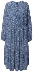 Ulla Popken 844594 Lilleline midikleit Tumesinine