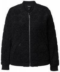 Ulla Popken 845262 Teddyjakk Must