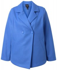 Ulla Popken 846021 Fliismantel Sinine