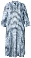 Ulla Popken 847643 Triibuline jersey-kleit Tumesinine