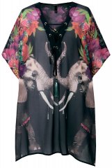 Ulla Popken 847698 Mustriline kleit Must