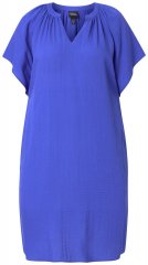 Ulla Popken 848526 Taskutega linasegust kleit Sinine