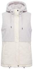 Ulla Popken 848729 Kapuutsiga vest Luuvalge