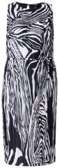 Ulla Popken 848948 Loomamustriga kleit Must